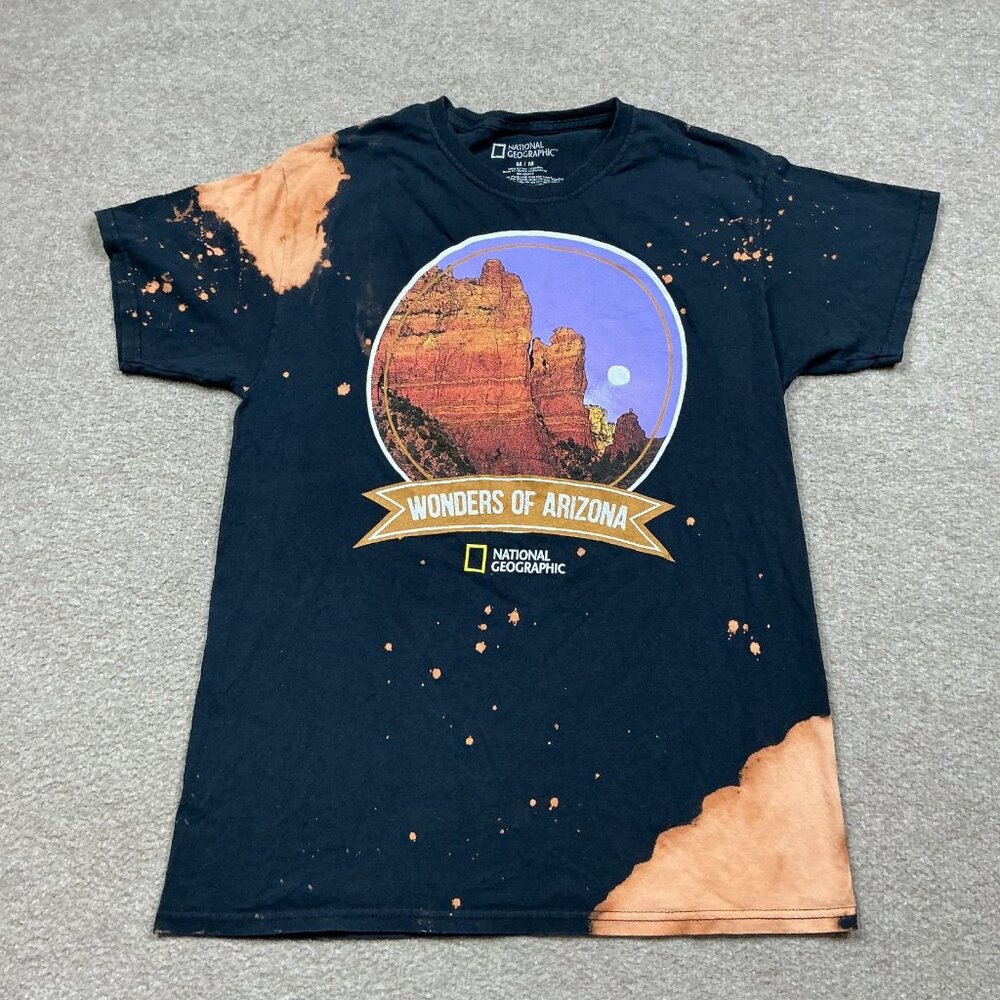 National Geographic Women's Shirt Size M Black Wonders Of Arizona C Life Tee